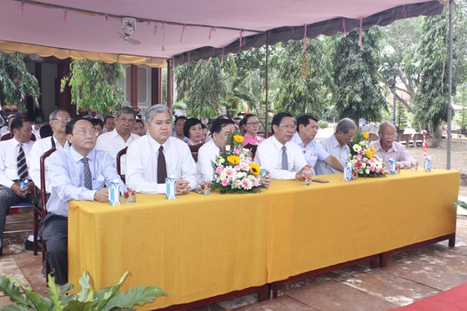Khánh thành công trình phục dựng Nơi ở và làm việc của Nữ tướng Nguyễn Thị Định